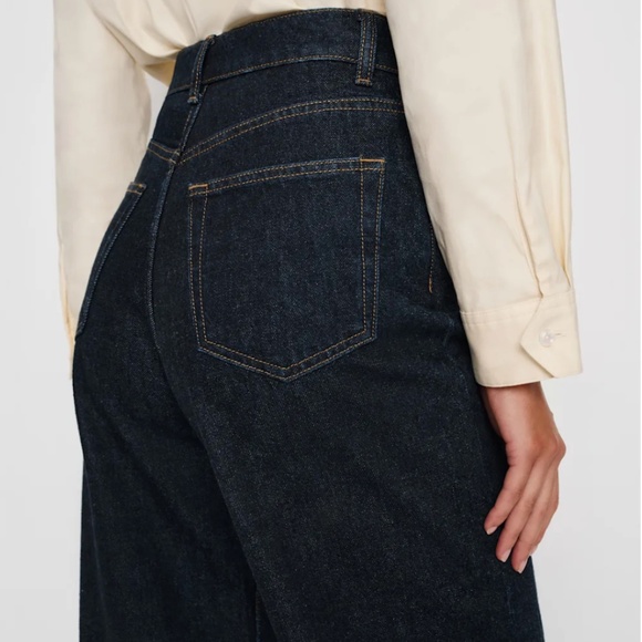 Reformation Cary High Rise Slouchy Wide Leg Jeans - Picture 4 of 6